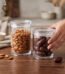 Unbreakable Acrylic Airtight Jar 550ml & 800ml – Clear Kitchen Storage Container for Dry Fruit, Masala & Snacks