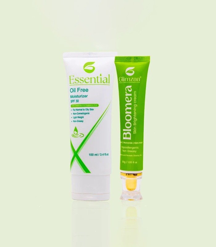 Brightening Face Wash + Essential Moisturizer SPF